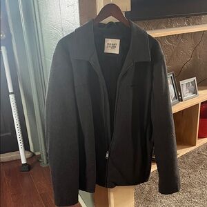 Old Navy Charcoal Full-Zip Jacket